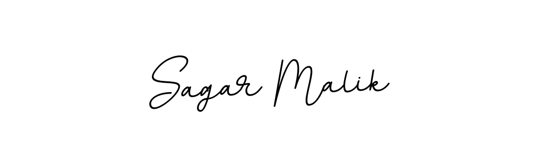 Make a beautiful signature design for name Sagar Malik. With this signature (BallpointsItalic-DORy9) style, you can create a handwritten signature for free. Sagar Malik signature style 11 images and pictures png