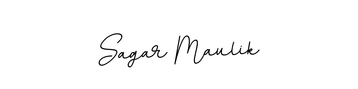 Use a signature maker to create a handwritten signature online. With this signature software, you can design (BallpointsItalic-DORy9) your own signature for name Sagar Maulik. Sagar Maulik signature style 11 images and pictures png