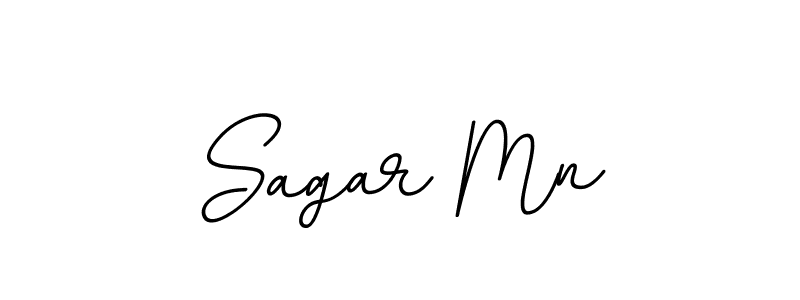 You should practise on your own different ways (BallpointsItalic-DORy9) to write your name (Sagar Mn) in signature. don't let someone else do it for you. Sagar Mn signature style 11 images and pictures png