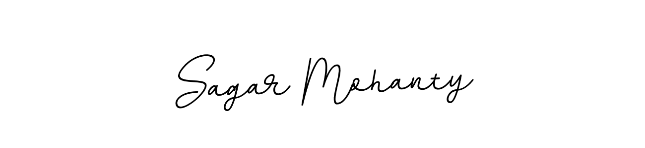 How to make Sagar Mohanty name signature. Use BallpointsItalic-DORy9 style for creating short signs online. This is the latest handwritten sign. Sagar Mohanty signature style 11 images and pictures png