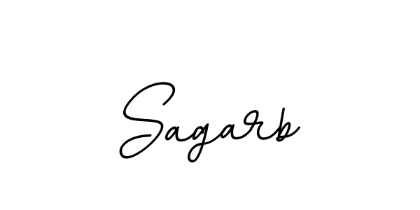 Design your own signature with our free online signature maker. With this signature software, you can create a handwritten (BallpointsItalic-DORy9) signature for name Sagarb. Sagarb signature style 11 images and pictures png