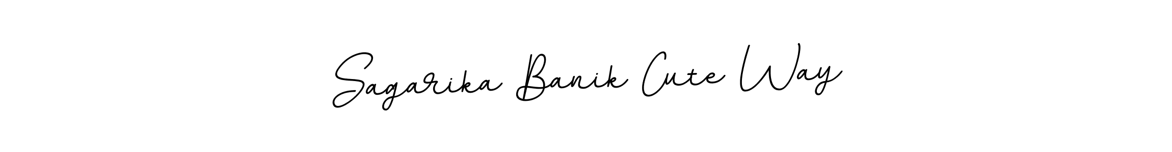 Design your own signature with our free online signature maker. With this signature software, you can create a handwritten (BallpointsItalic-DORy9) signature for name Sagarika Banik Cute Way. Sagarika Banik Cute Way signature style 11 images and pictures png