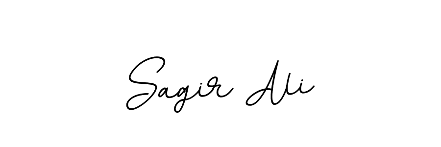 Make a beautiful signature design for name Sagir Ali. With this signature (BallpointsItalic-DORy9) style, you can create a handwritten signature for free. Sagir Ali signature style 11 images and pictures png