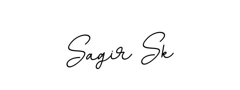Use a signature maker to create a handwritten signature online. With this signature software, you can design (BallpointsItalic-DORy9) your own signature for name Sagir Sk. Sagir Sk signature style 11 images and pictures png