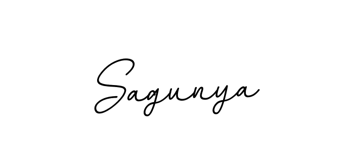 Make a beautiful signature design for name Sagunya. With this signature (BallpointsItalic-DORy9) style, you can create a handwritten signature for free. Sagunya signature style 11 images and pictures png