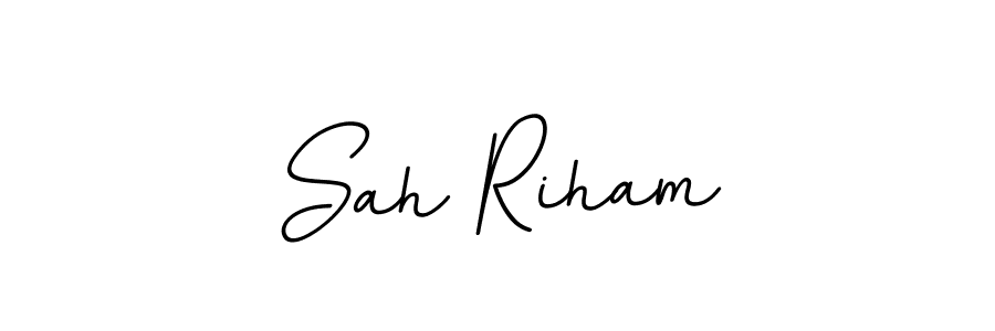 How to Draw Sah Riham signature style? BallpointsItalic-DORy9 is a latest design signature styles for name Sah Riham. Sah Riham signature style 11 images and pictures png