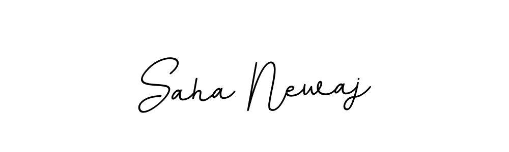 Create a beautiful signature design for name Saha Newaj. With this signature (BallpointsItalic-DORy9) fonts, you can make a handwritten signature for free. Saha Newaj signature style 11 images and pictures png