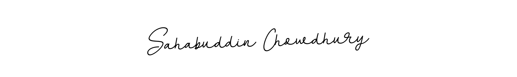 Use a signature maker to create a handwritten signature online. With this signature software, you can design (BallpointsItalic-DORy9) your own signature for name Sahabuddin Chowdhury. Sahabuddin Chowdhury signature style 11 images and pictures png