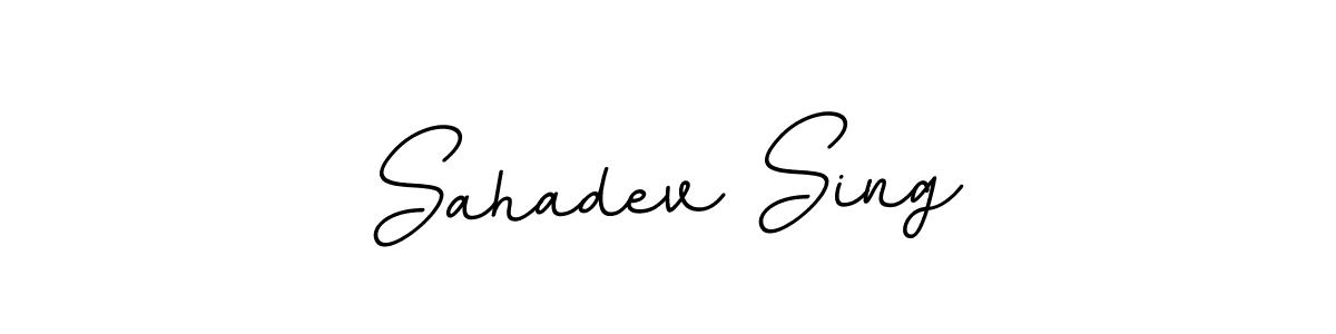 Create a beautiful signature design for name Sahadev Sing. With this signature (BallpointsItalic-DORy9) fonts, you can make a handwritten signature for free. Sahadev Sing signature style 11 images and pictures png