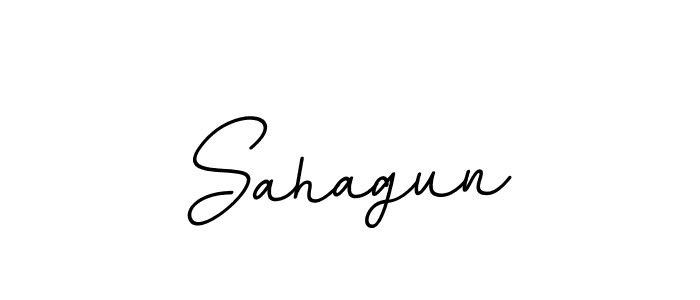 Make a beautiful signature design for name Sahagun. With this signature (BallpointsItalic-DORy9) style, you can create a handwritten signature for free. Sahagun signature style 11 images and pictures png