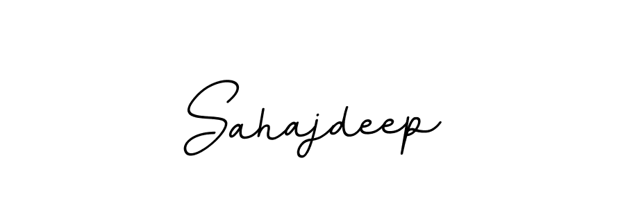 How to make Sahajdeep name signature. Use BallpointsItalic-DORy9 style for creating short signs online. This is the latest handwritten sign. Sahajdeep signature style 11 images and pictures png