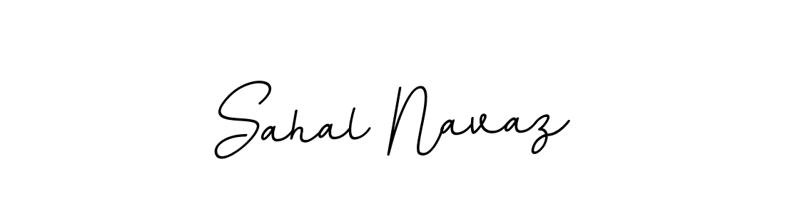 Create a beautiful signature design for name Sahal Navaz. With this signature (BallpointsItalic-DORy9) fonts, you can make a handwritten signature for free. Sahal Navaz signature style 11 images and pictures png