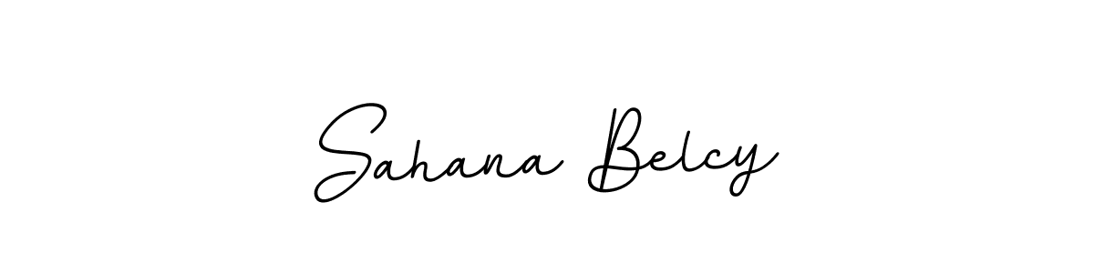 It looks lik you need a new signature style for name Sahana Belcy. Design unique handwritten (BallpointsItalic-DORy9) signature with our free signature maker in just a few clicks. Sahana Belcy signature style 11 images and pictures png