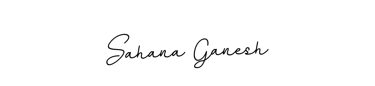 if you are searching for the best signature style for your name Sahana Ganesh. so please give up your signature search. here we have designed multiple signature styles  using BallpointsItalic-DORy9. Sahana Ganesh signature style 11 images and pictures png