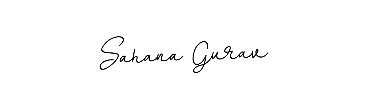 Create a beautiful signature design for name Sahana Gurav. With this signature (BallpointsItalic-DORy9) fonts, you can make a handwritten signature for free. Sahana Gurav signature style 11 images and pictures png