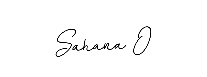 Use a signature maker to create a handwritten signature online. With this signature software, you can design (BallpointsItalic-DORy9) your own signature for name Sahana O. Sahana O signature style 11 images and pictures png