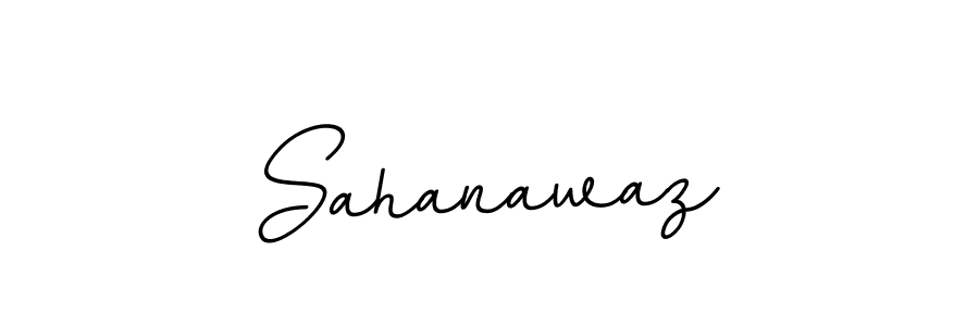 Design your own signature with our free online signature maker. With this signature software, you can create a handwritten (BallpointsItalic-DORy9) signature for name Sahanawaz. Sahanawaz signature style 11 images and pictures png