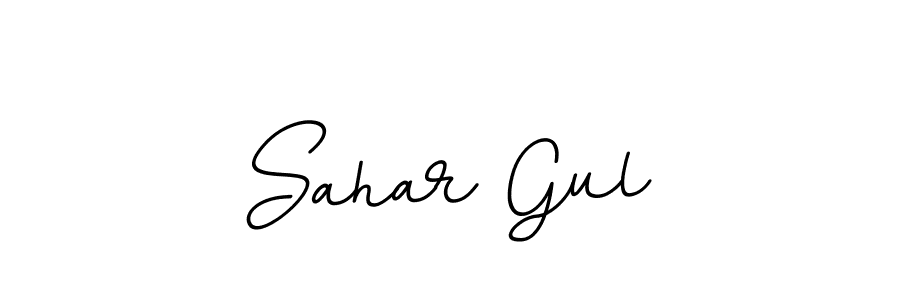 Sahar Gul stylish signature style. Best Handwritten Sign (BallpointsItalic-DORy9) for my name. Handwritten Signature Collection Ideas for my name Sahar Gul. Sahar Gul signature style 11 images and pictures png