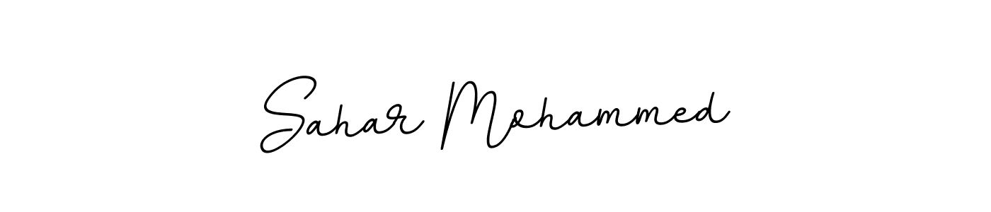 How to make Sahar Mohammed signature? BallpointsItalic-DORy9 is a professional autograph style. Create handwritten signature for Sahar Mohammed name. Sahar Mohammed signature style 11 images and pictures png