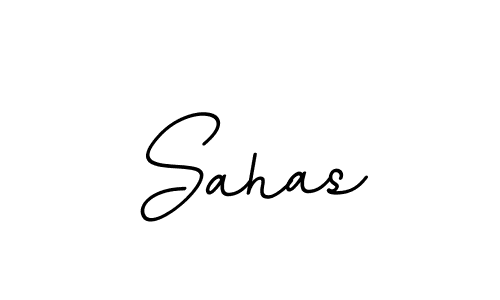 Use a signature maker to create a handwritten signature online. With this signature software, you can design (BallpointsItalic-DORy9) your own signature for name Sahas. Sahas signature style 11 images and pictures png