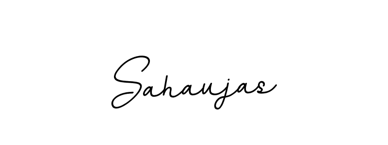 Use a signature maker to create a handwritten signature online. With this signature software, you can design (BallpointsItalic-DORy9) your own signature for name Sahaujas. Sahaujas signature style 11 images and pictures png