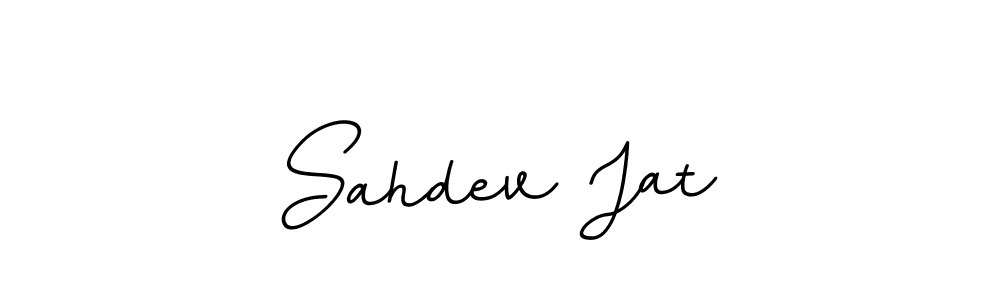 How to make Sahdev Jat signature? BallpointsItalic-DORy9 is a professional autograph style. Create handwritten signature for Sahdev Jat name. Sahdev Jat signature style 11 images and pictures png