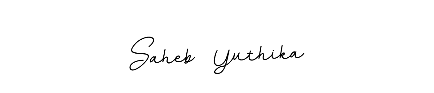 How to Draw Saheb  Yuthika signature style? BallpointsItalic-DORy9 is a latest design signature styles for name Saheb  Yuthika. Saheb  Yuthika signature style 11 images and pictures png