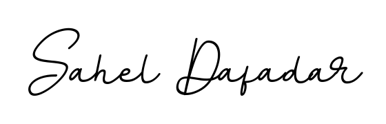 Master the art of signing with Sahel Dafadar written in fluent BallpointsItalic-DORy9 script. A great template to practice and refine your handwriting. Sahel Dafadar signature style 11 images and pictures png