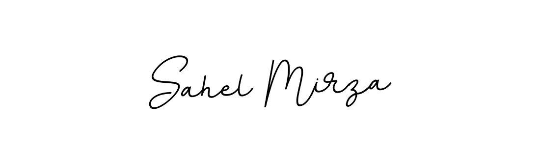 The best way (BallpointsItalic-DORy9) to make a short signature is to pick only two or three words in your name. The name Sahel Mirza include a total of six letters. For converting this name. Sahel Mirza signature style 11 images and pictures png