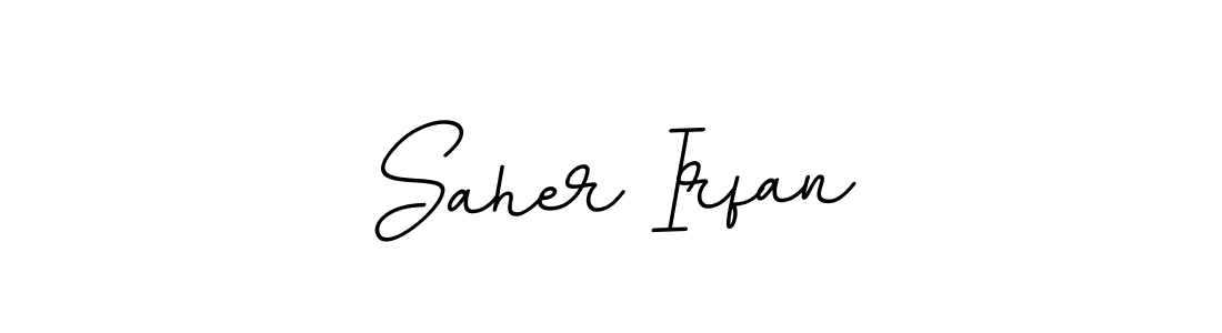 BallpointsItalic-DORy9 is a professional signature style that is perfect for those who want to add a touch of class to their signature. It is also a great choice for those who want to make their signature more unique. Get Saher Irfan name to fancy signature for free. Saher Irfan signature style 11 images and pictures png