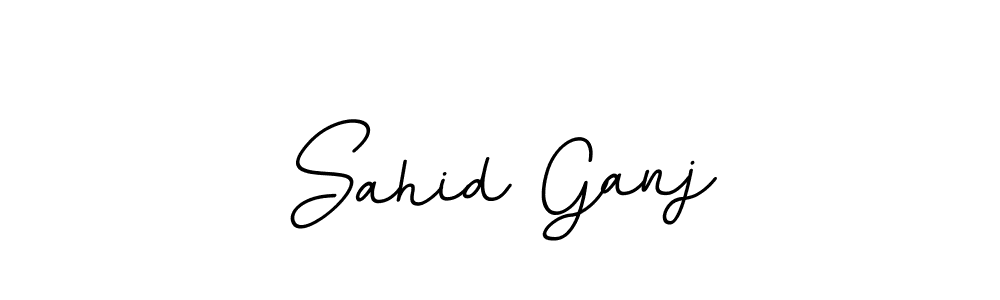 Sahid Ganj stylish signature style. Best Handwritten Sign (BallpointsItalic-DORy9) for my name. Handwritten Signature Collection Ideas for my name Sahid Ganj. Sahid Ganj signature style 11 images and pictures png