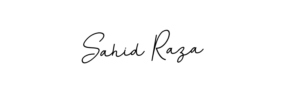 Use a signature maker to create a handwritten signature online. With this signature software, you can design (BallpointsItalic-DORy9) your own signature for name Sahid Raza. Sahid Raza signature style 11 images and pictures png