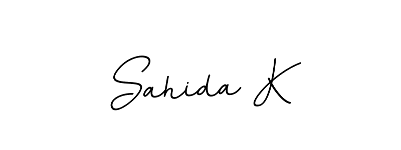 Sahida K stylish signature style. Best Handwritten Sign (BallpointsItalic-DORy9) for my name. Handwritten Signature Collection Ideas for my name Sahida K. Sahida K signature style 11 images and pictures png