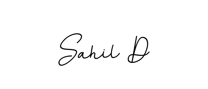 BallpointsItalic-DORy9 is a professional signature style that is perfect for those who want to add a touch of class to their signature. It is also a great choice for those who want to make their signature more unique. Get Sahil D name to fancy signature for free. Sahil D signature style 11 images and pictures png