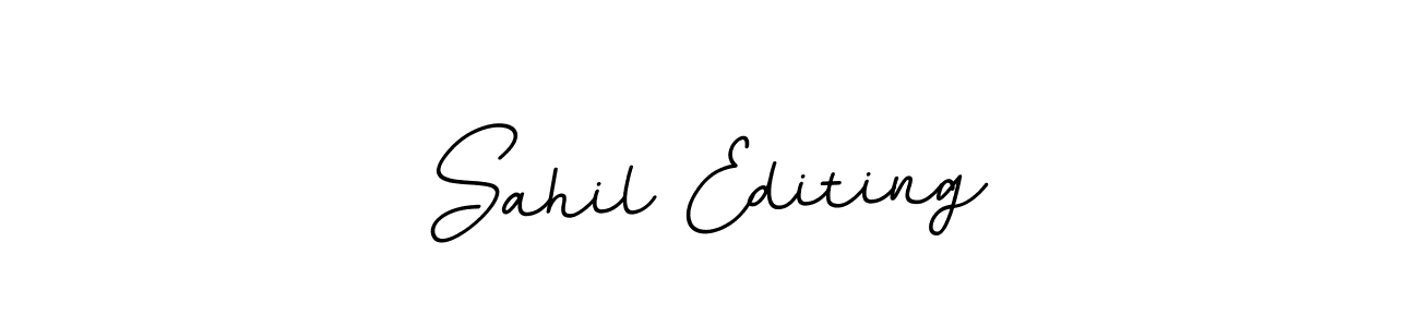 It looks lik you need a new signature style for name Sahil Editing. Design unique handwritten (BallpointsItalic-DORy9) signature with our free signature maker in just a few clicks. Sahil Editing signature style 11 images and pictures png