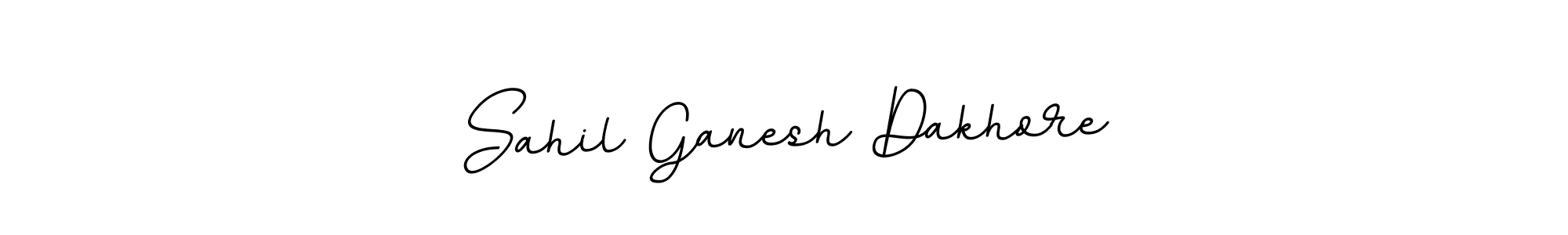 You should practise on your own different ways (BallpointsItalic-DORy9) to write your name (Sahil Ganesh Dakhore) in signature. don't let someone else do it for you. Sahil Ganesh Dakhore signature style 11 images and pictures png