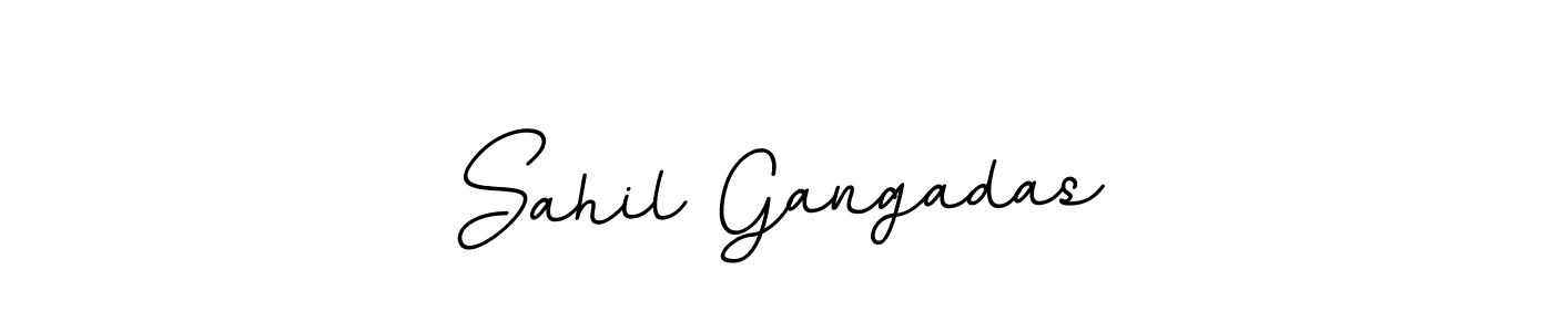 Also we have Sahil Gangadas name is the best signature style. Create professional handwritten signature collection using BallpointsItalic-DORy9 autograph style. Sahil Gangadas signature style 11 images and pictures png