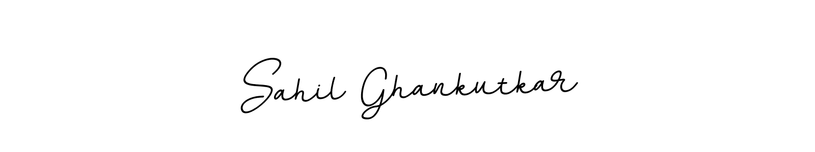 Make a beautiful signature design for name Sahil Ghankutkar. Use this online signature maker to create a handwritten signature for free. Sahil Ghankutkar signature style 11 images and pictures png