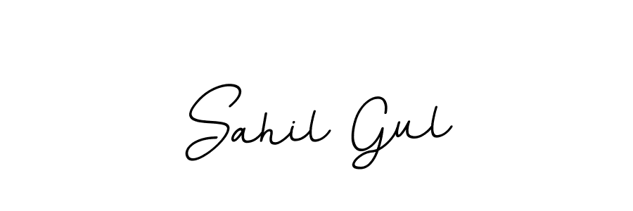 You should practise on your own different ways (BallpointsItalic-DORy9) to write your name (Sahil Gul) in signature. don't let someone else do it for you. Sahil Gul signature style 11 images and pictures png