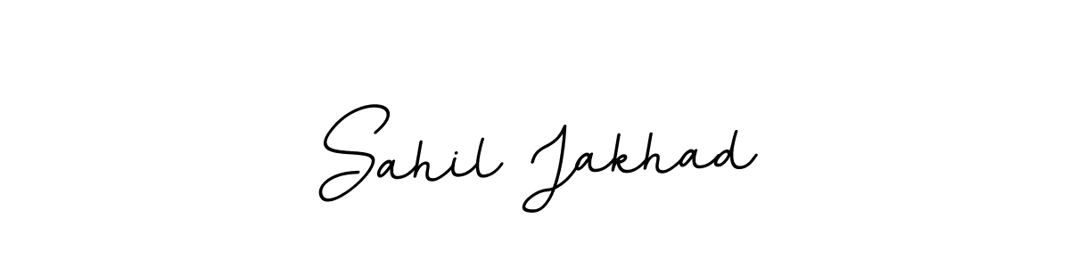 Use a signature maker to create a handwritten signature online. With this signature software, you can design (BallpointsItalic-DORy9) your own signature for name Sahil Jakhad. Sahil Jakhad signature style 11 images and pictures png