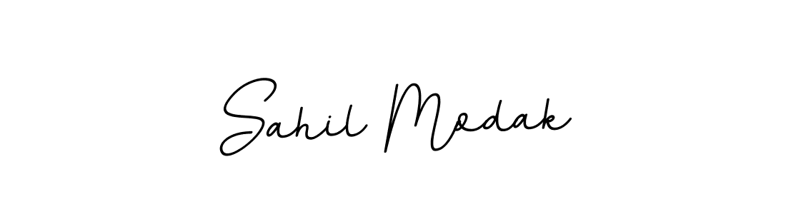 You should practise on your own different ways (BallpointsItalic-DORy9) to write your name (Sahil Modak) in signature. don't let someone else do it for you. Sahil Modak signature style 11 images and pictures png