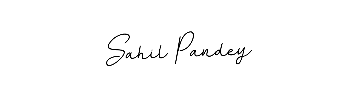 You should practise on your own different ways (BallpointsItalic-DORy9) to write your name (Sahil Pandey) in signature. don't let someone else do it for you. Sahil Pandey signature style 11 images and pictures png