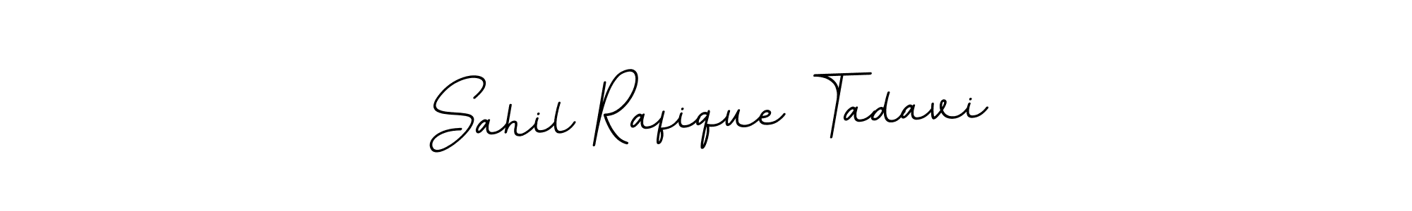 Make a beautiful signature design for name Sahil Rafique Tadavi. With this signature (BallpointsItalic-DORy9) style, you can create a handwritten signature for free. Sahil Rafique Tadavi signature style 11 images and pictures png