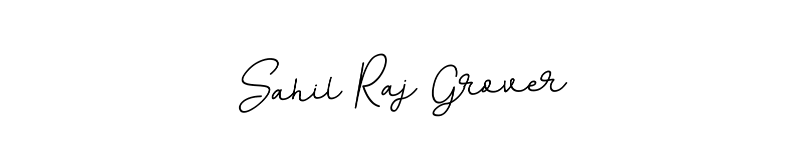 Design your own signature with our free online signature maker. With this signature software, you can create a handwritten (BallpointsItalic-DORy9) signature for name Sahil Raj Grover. Sahil Raj Grover signature style 11 images and pictures png