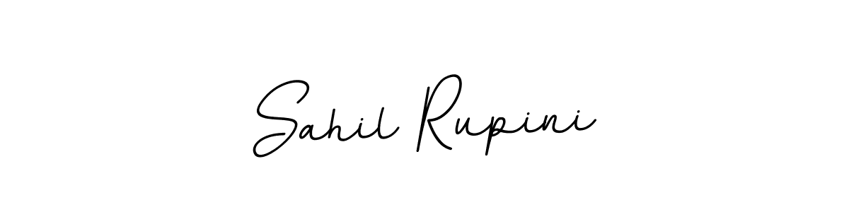 Sahil Rupini stylish signature style. Best Handwritten Sign (BallpointsItalic-DORy9) for my name. Handwritten Signature Collection Ideas for my name Sahil Rupini. Sahil Rupini signature style 11 images and pictures png