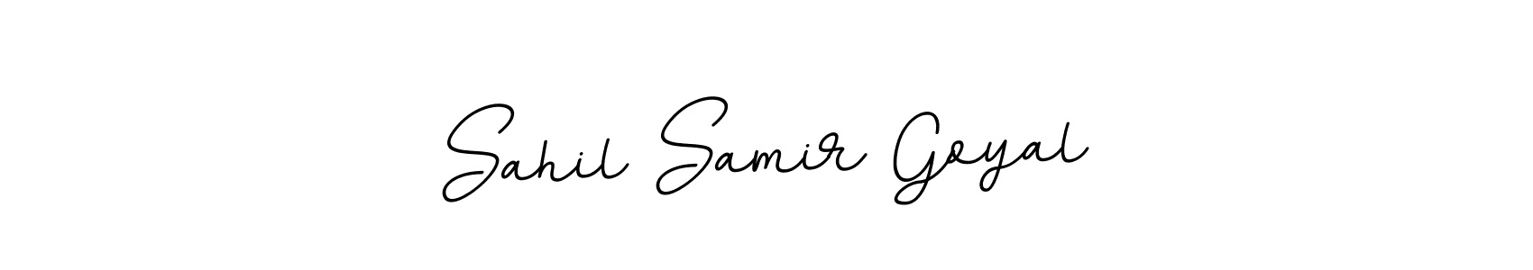 Make a beautiful signature design for name Sahil Samir Goyal. Use this online signature maker to create a handwritten signature for free. Sahil Samir Goyal signature style 11 images and pictures png