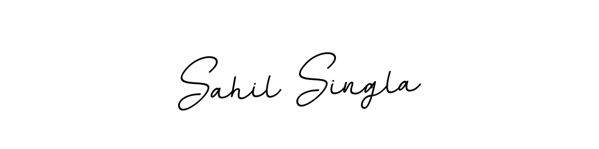 Similarly BallpointsItalic-DORy9 is the best handwritten signature design. Signature creator online .You can use it as an online autograph creator for name Sahil Singla. Sahil Singla signature style 11 images and pictures png