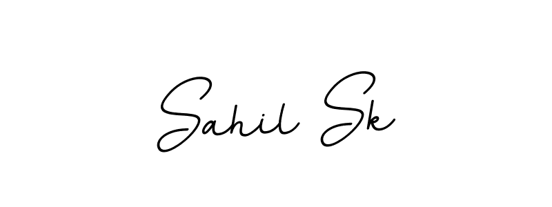 Sahil Sk stylish signature style. Best Handwritten Sign (BallpointsItalic-DORy9) for my name. Handwritten Signature Collection Ideas for my name Sahil Sk. Sahil Sk signature style 11 images and pictures png