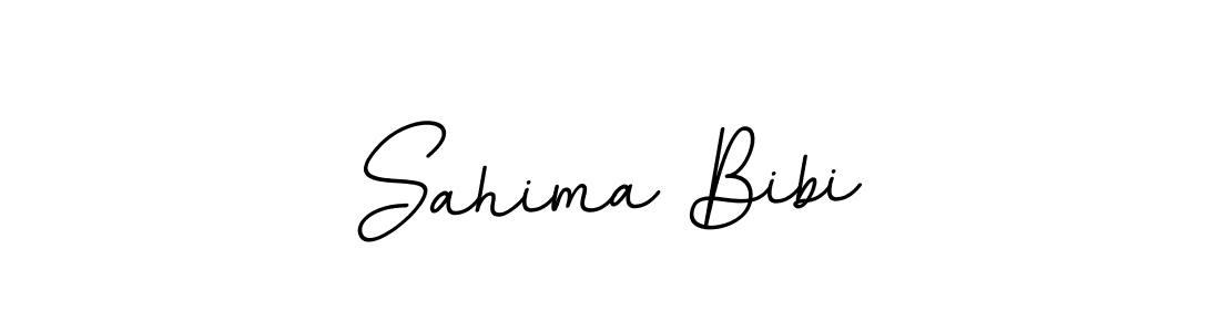 The best way (BallpointsItalic-DORy9) to make a short signature is to pick only two or three words in your name. The name Sahima Bibi include a total of six letters. For converting this name. Sahima Bibi signature style 11 images and pictures png