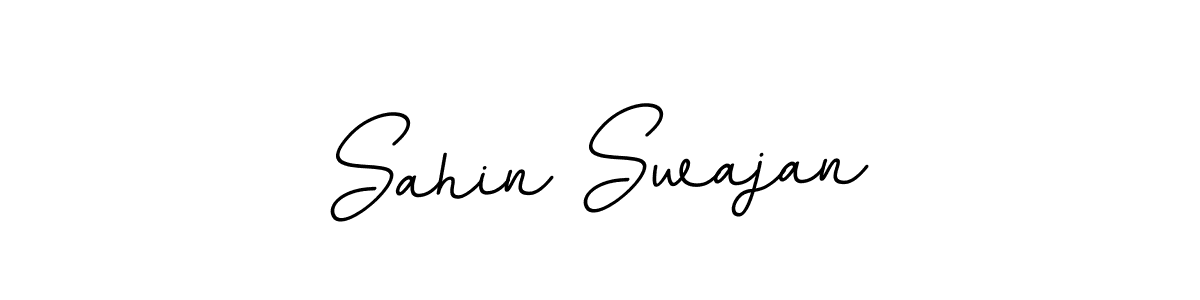 How to Draw Sahin Swajan signature style? BallpointsItalic-DORy9 is a latest design signature styles for name Sahin Swajan. Sahin Swajan signature style 11 images and pictures png